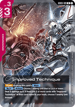 Gundam GD03-109 Improved Technique (Foil)