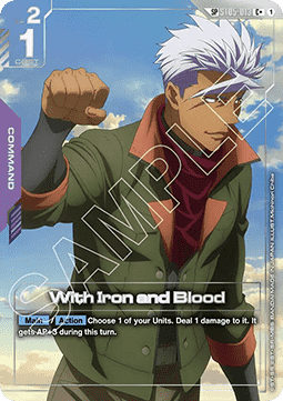 Gundam ST05-013 With Iron and Blood (Foil)(CB)