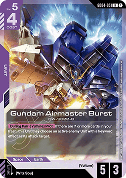Gundam GD04-051 Gundam Airmaster Burst (Foil)