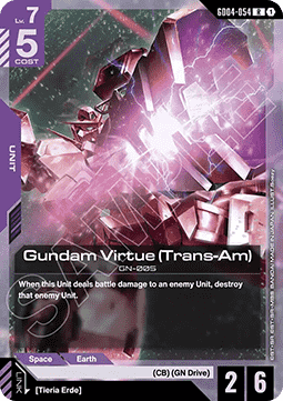 Gundam GD04-054 Gundam Virtue (Trans-Am)(Foil)