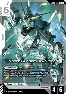 Gundam GD04-066 Unicorn Gundam (Awakened) (Foil)(CB)