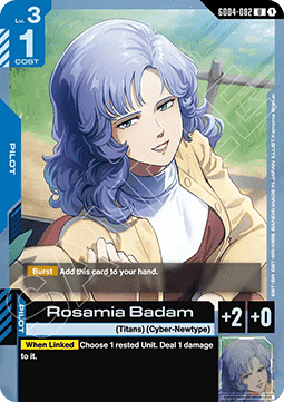 Gundam GD04-082 Rosamia Badam