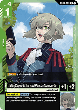 Gundam GD04-087 Elan Ceres (Enhanced Person Number 5)