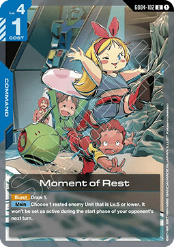 Gundam GD04-102 Moment of Rest