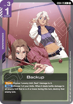 Gundam GD04-115 Backup