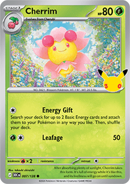 30th Celebration 007/128 Cherrim (Holo)