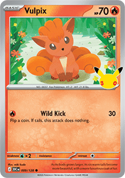 30th Celebration 009/128 Vulpix (Holo)