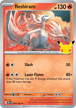 30th Celebration 014/128 Reshiram (Holo)
