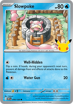 30th Celebration 016/128 Slowpoke (Holo)
