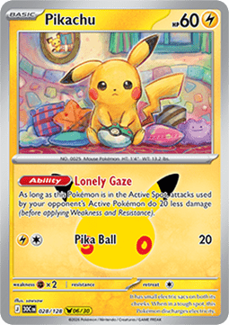 30th Celebration 028/128 Pikachu (Holo)