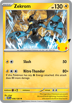 30th Celebration 056/128 Zekrom (Holo)