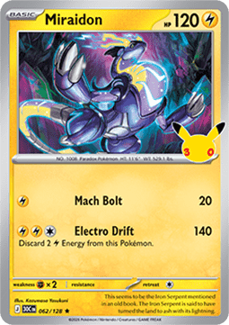 30th Celebration 062/128 Miraidon (Holo)