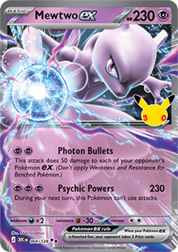 30th Celebration 064/128 Mewtwo ex