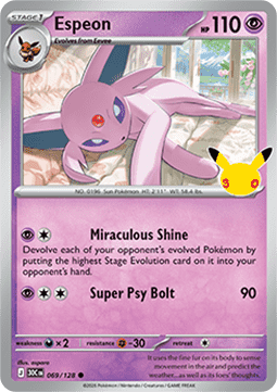 30th Celebration 069/128 Espeon (Holo)