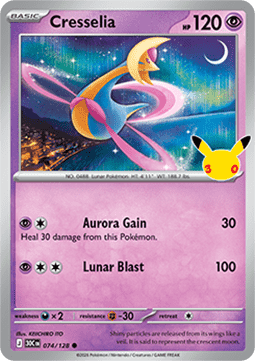 30th Celebration 074/128 Cresselia (Holo)