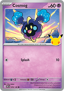 30th Celebration 078/128 Cosmog (Holo)