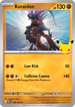 30th Celebration 086/128 Koraidon (Holo)