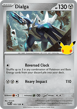 30th Celebration 103/128 Dialga (Holo)