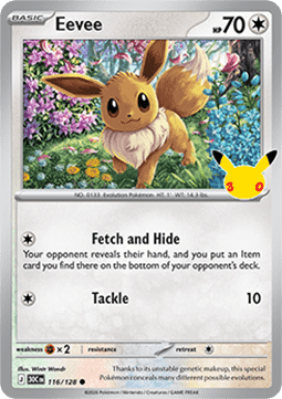 30th Celebration 116/128 Eevee (Holo)