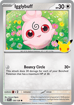 30th Celebration 120/128 Igglybuff (Holo)