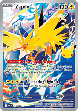 30th Celebration 133/128 Zapdos