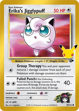 30th Celebration CG Erika's Jigglypuff (Gold Foil Holo)