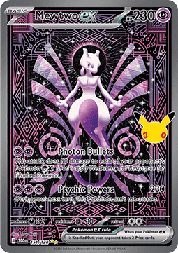 30th Celebration 151/128 Mewtwo ex