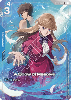 Gundam GD01-100 A Show of Resolve (Foil)