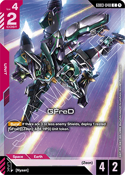 Gundam GD03-048 GFreD (Foil)(CB)