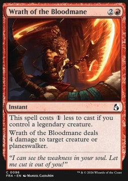 Reality Fracture 0096 Wrath of the Bloodmane (Foil)