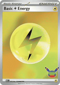 30th Celebration MEE012 Basic Lightning Energy (Reverse Holo)