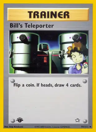 Neo Genesis 091/111 Bill's Teleporter (First Edition)