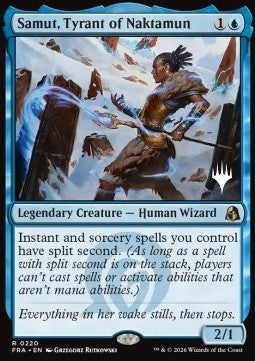 Reality Fracture 0320 Samut, Tyrant of Naktamun (Silver Stamped)