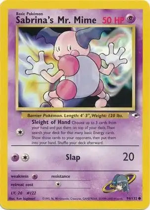Gym Heroes 094/132 Sabrina's Mr. Mime