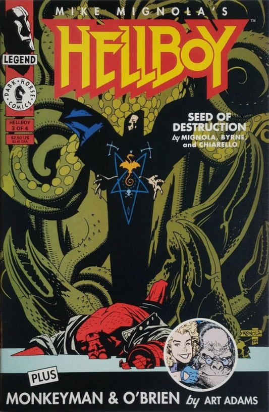 Hellboy Seed of Destruction #3 Dark Horse Comics (1994)