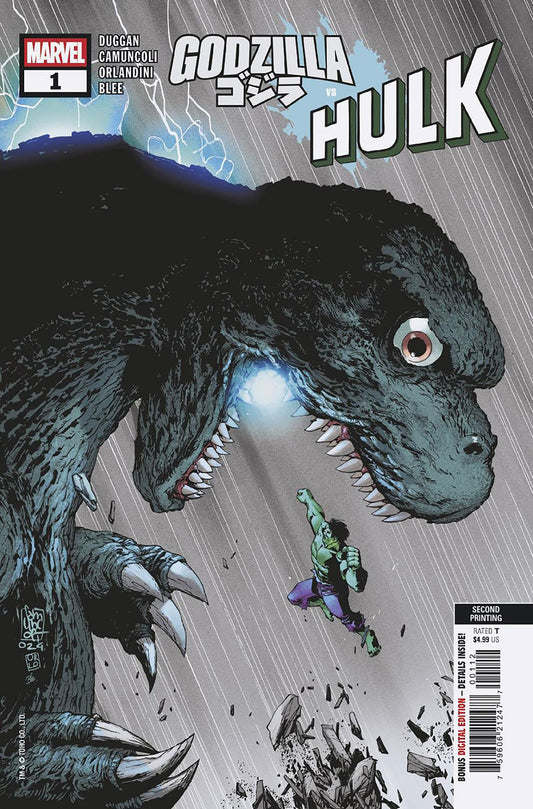 Godzilla Vs. Hulk #1 Marvel Comics (2025)