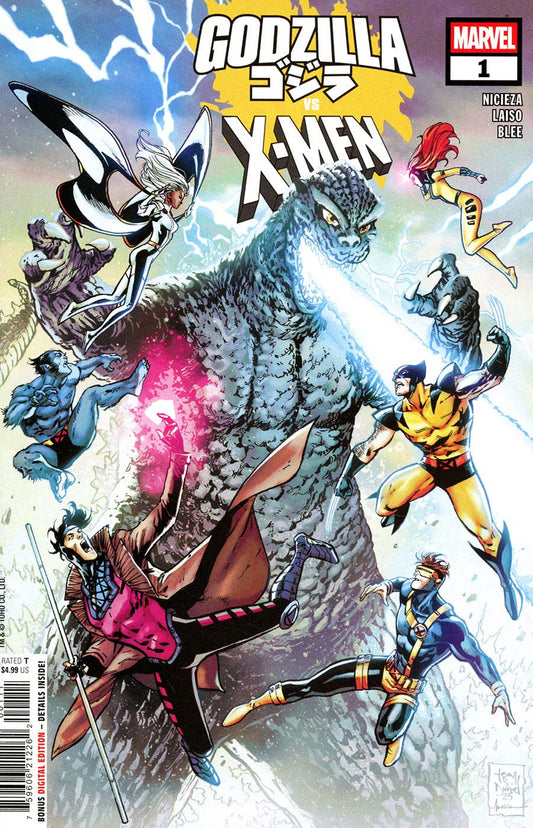 Godzilla Vs. X-Men #1 Marvel Comics (2025)
