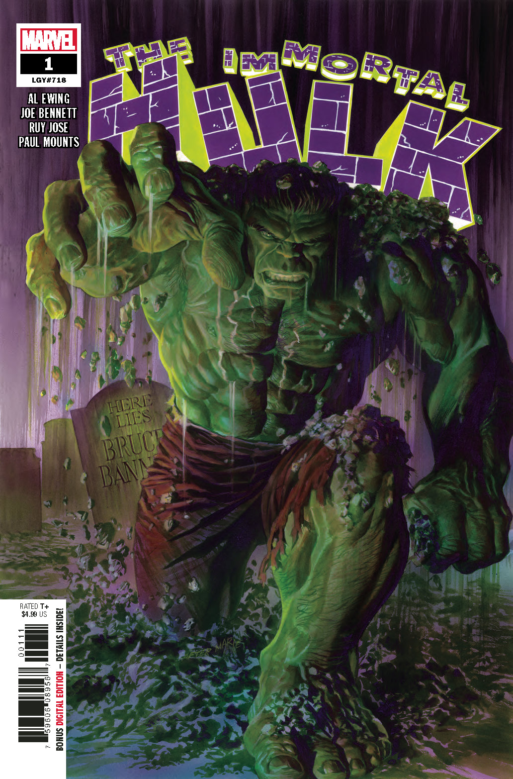 The Immortal Hulk #1 Marvel Comics (2018)