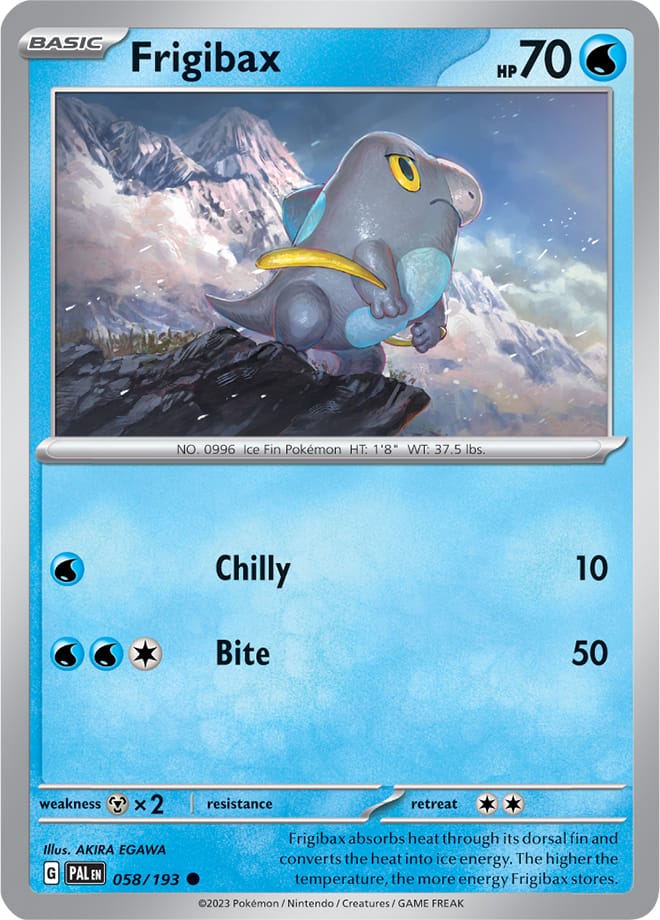 Paldea Evolved 058/193 Frigibax (Reverse Holo)