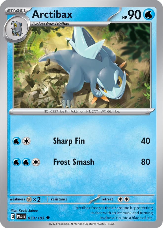 Paldea Evolved 059/193 Arctibax (Reverse Holo)