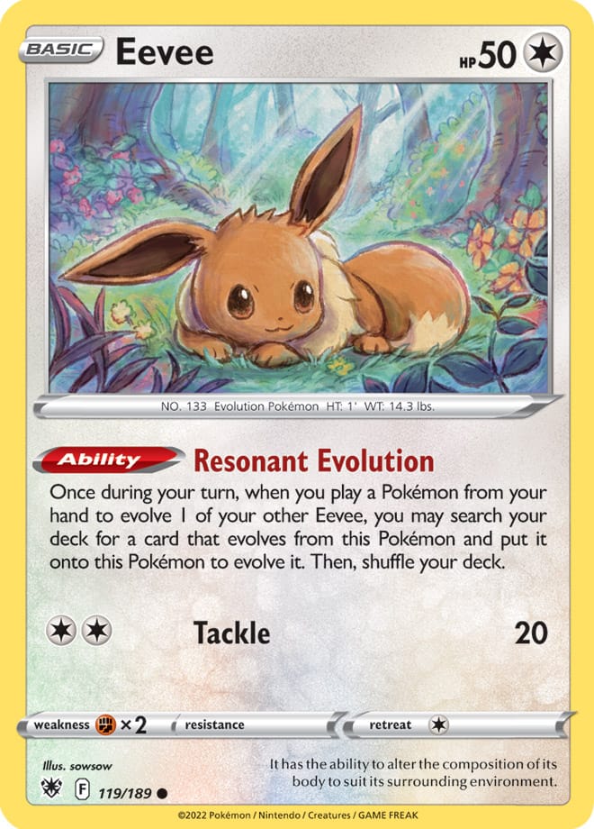 Astral Radiance 119/189 Eevee (Reverse Holo)