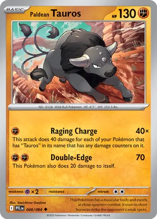Phantasmal Flames 048/094 Paldean Tauros
