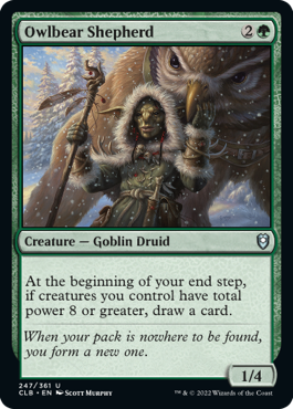 Battle for Baldur's Gate 247/361 Owlbear Shepherd (Foil)