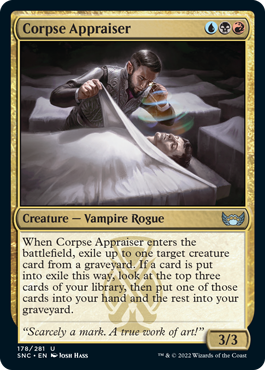Streets of New Capenna 178/281 Corpse Appraiser (Foil)