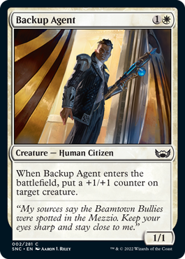 Streets of New Capenna 002/281 Backup Agent (Foil)