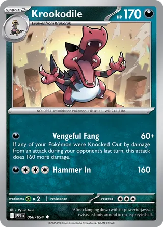 Phantasmal Flames 066/094 Krookodile