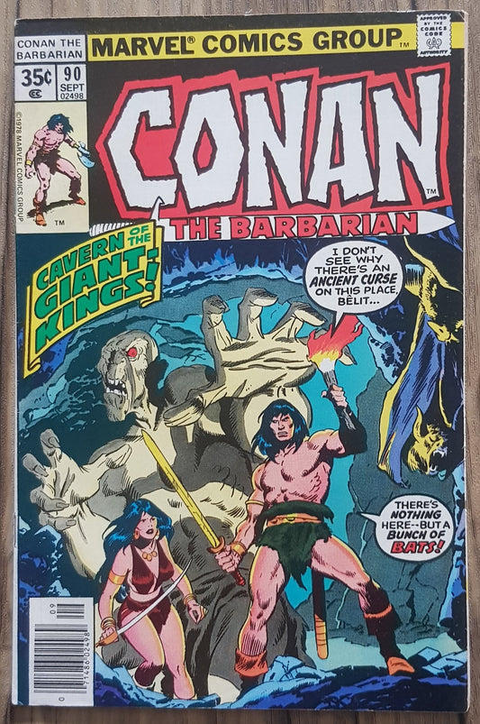 Conan the Barbarian #90 Marvel Comics (1970)