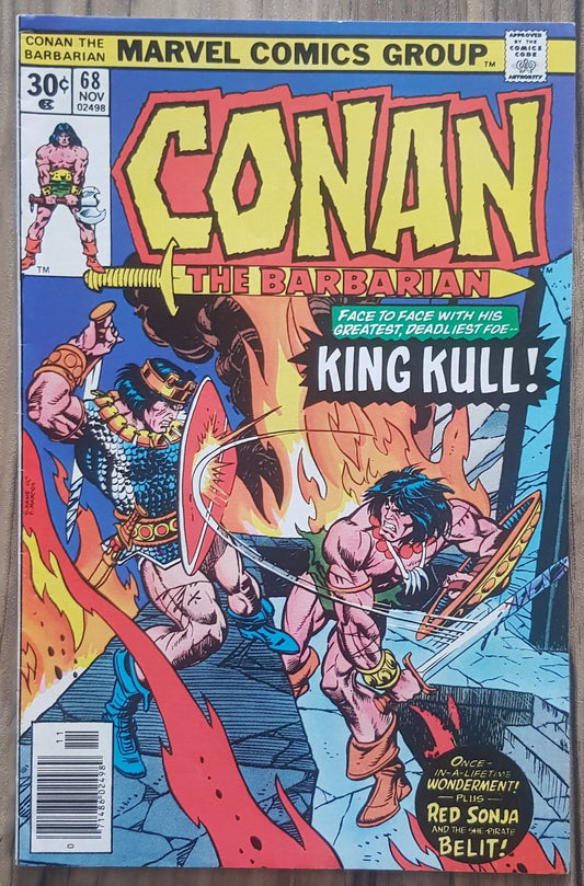 Conan the Barbarian #68 Marvel Comics (1970)