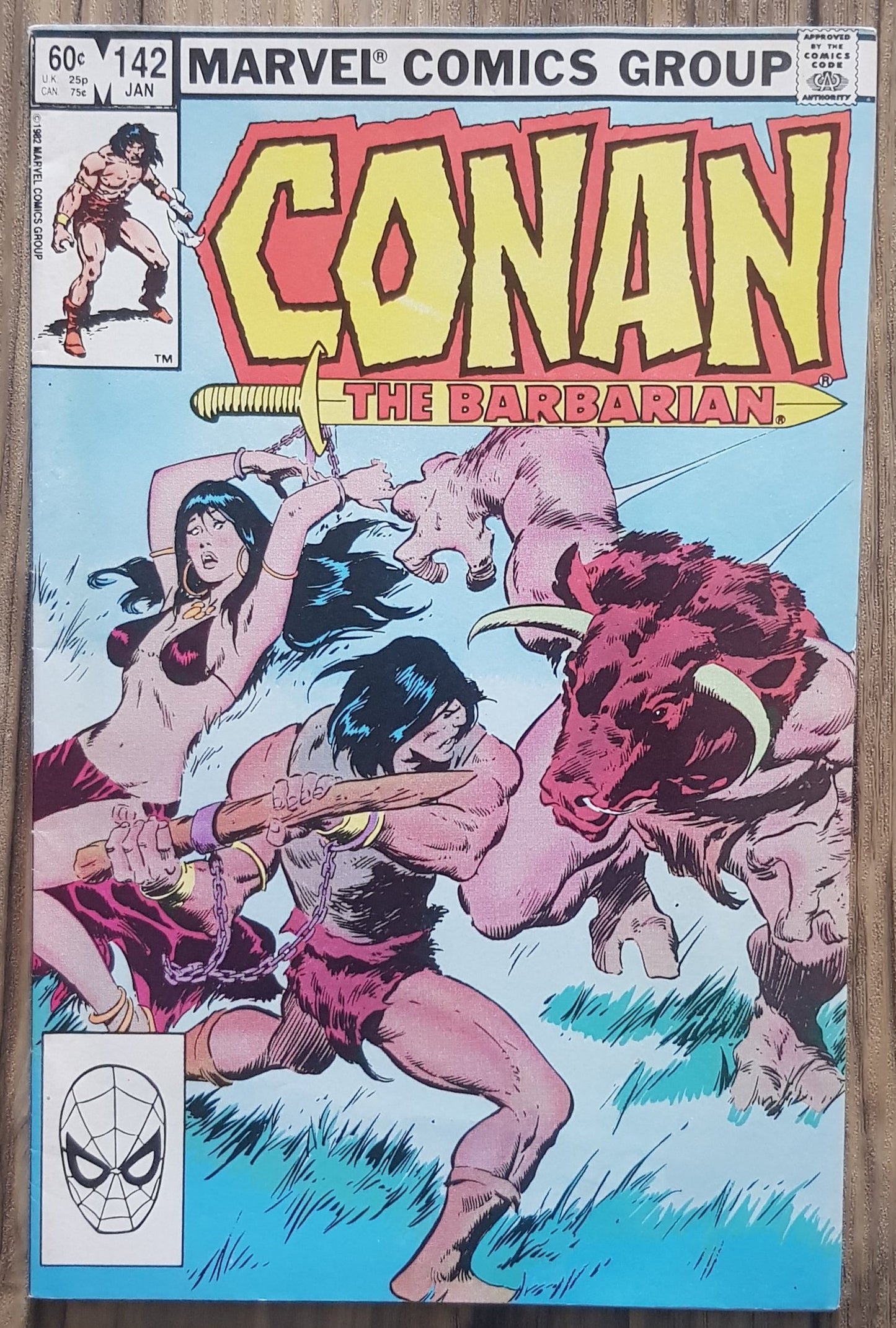 Conan the Barbarian #142 Marvel Comics (1970)