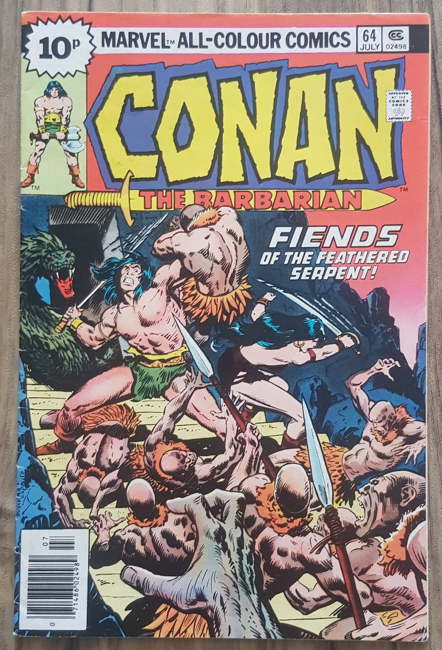 Conan the Barbarian #64 Marvel Comics (1970)